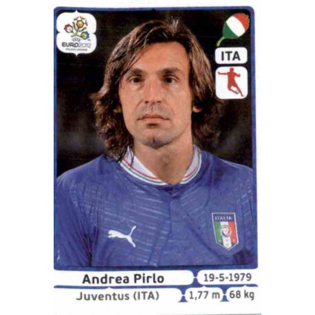 Andrea Pirlo Italy 325 Panini Uefa Euro 2012 Poland Ukraine