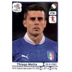 Thiago Motta Italy 326 Panini Uefa Euro 2012 Poland Ukraine