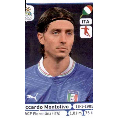 Riccardo Montolivo Italy 328 Panini Uefa Euro 2012 Poland Ukraine