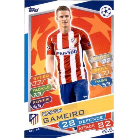 Kevin Gameiro Atlético Madrid ATL14 Match Attax Champions 2016-17