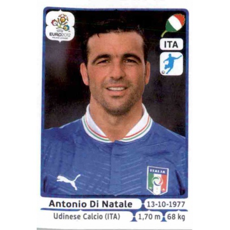 Antonio Di Natale Italy 333 Panini Uefa Euro 2012 Poland Ukraine