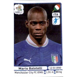 Mario Balotelli Italy 335 Panini Uefa Euro 2012 Poland Ukraine