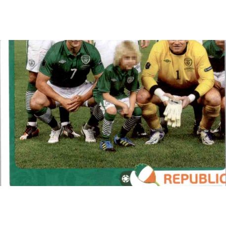 Team Photo 3 Republic of Ireland 343 Panini Uefa Euro 2012 Poland Ukraine