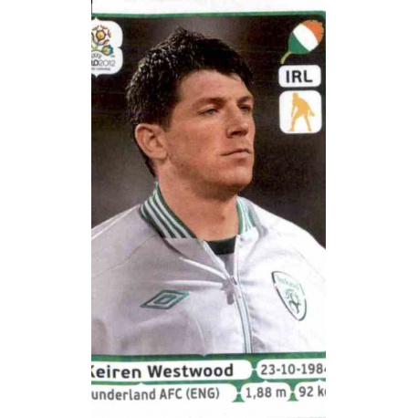 Keiren Westwood Republic of Ireland 346 Panini Uefa Euro 2012 Poland Ukraine