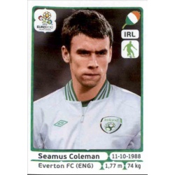 Seamus Coleman Republic of Ireland 351 Panini Uefa Euro 2012 Poland Ukraine
