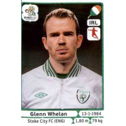 Glenn Whelan Republic of Ireland 354 Panini Uefa Euro 2012 Poland Ukraine