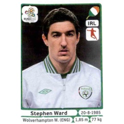 Stephen Ward Republic of Ireland 355 Panini Uefa Euro 2012 Poland Ukraine