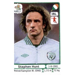 Stephen Hunt Republic of Ireland 358 Panini Uefa Euro 2012 Poland Ukraine