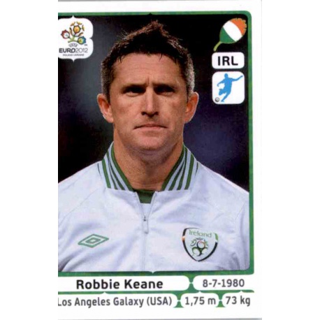 Robbie Keane Republic of Ireland 364 Panini Uefa Euro 2012 Poland Ukraine