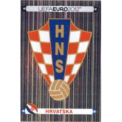Escudo Croatia 369 Panini Uefa Euro 2012 Poland Ukraine