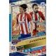 Juanfran - Filipe Luís Defensive Duo ATL18 Match Attax Champions 2016-17