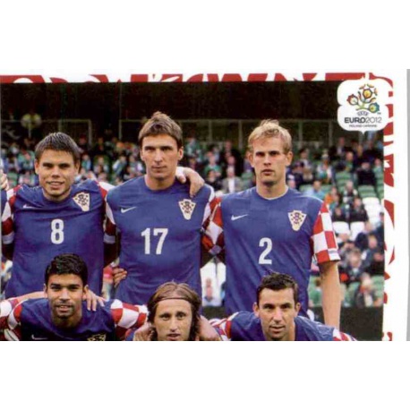 Team Photo 2 Croatia 371 Panini Uefa Euro 2012 Poland Ukraine