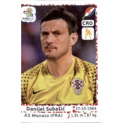 Danijel Subasic Croatia 375 Panini Uefa Euro 2012 Poland Ukraine
