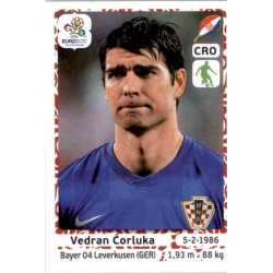 Vedran Corluka Croatia 377 Panini Uefa Euro 2012 Poland Ukraine