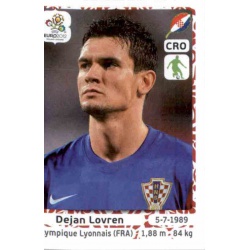 Dejan Lovren Croatia 378 Panini Uefa Euro 2012 Poland Ukraine