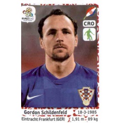 Gordon Schildenfeld Croatia 379 Panini Uefa Euro 2012 Poland Ukraine