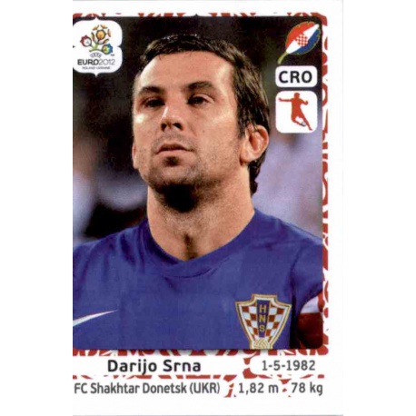 Darijo Srna Croatia 382 Panini Uefa Euro 2012 Poland Ukraine