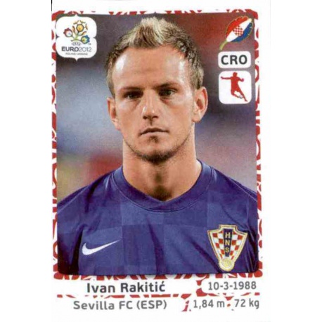 Ivan Rakitic Croatia 388 Panini Uefa Euro 2012 Poland Ukraine