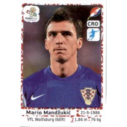 Mario Mandzukic Croatia 391 Panini Uefa Euro 2012 Poland Ukraine
