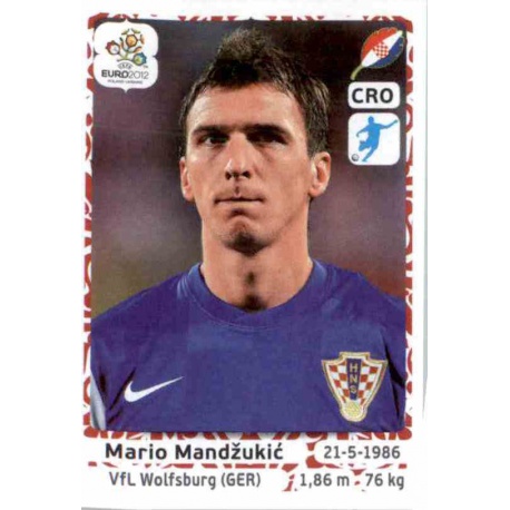 Mario Mandzukic Croatia 391 Panini Uefa Euro 2012 Poland Ukraine