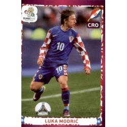 Luka Modric In Action Croatia 395 Panini Uefa Euro 2012 Poland Ukraine