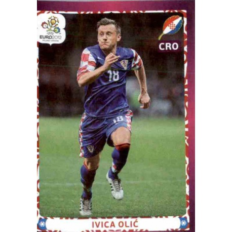 Ivica Olić In Action Croatia 396 Panini Uefa Euro 2012 Poland Ukraine