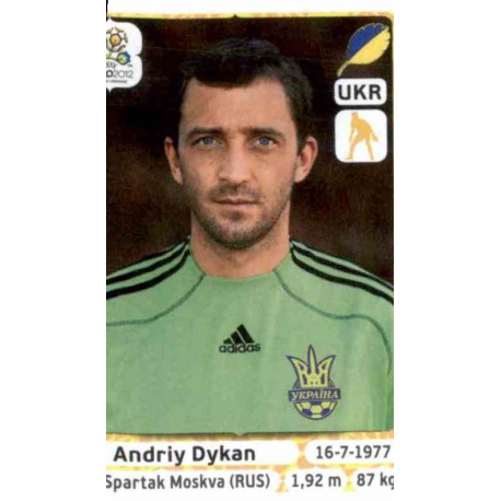 Andriy Dykan Ukraine 403 Panini Uefa Euro 2012 Poland Ukraine
