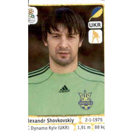 Olexandr Shovkovskiy Ukraine 404 Panini Uefa Euro 2012 Poland Ukraine