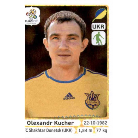 Olexandr Kucher Ukraine 406 Panini Uefa Euro 2012 Poland Ukraine