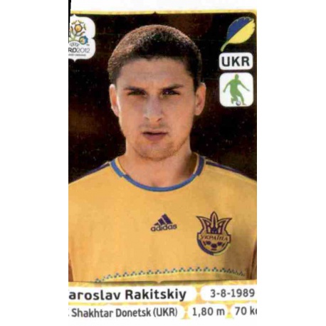 Yaroslav Rakitskiy Ukraine 407 Panini Uefa Euro 2012 Poland Ukraine