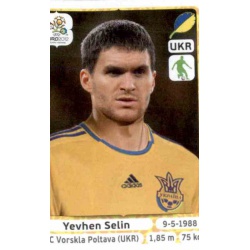 Yevhen Selin Ukraine 410 Panini Uefa Euro 2012 Poland Ukraine