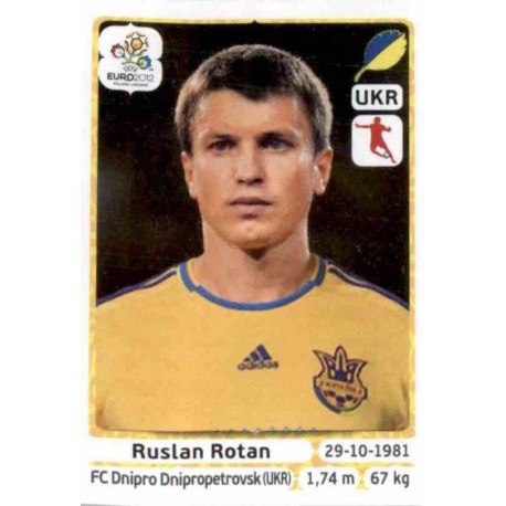 Ruslan Rotan Ukraine 411 Panini Uefa Euro 2012 Poland Ukraine