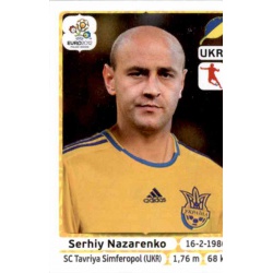 Serhiy Nazarenko Ukraine 415 Panini Uefa Euro 2012 Poland Ukraine