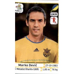 Marko Devic Ukraine 417 Panini Uefa Euro 2012 Poland Ukraine