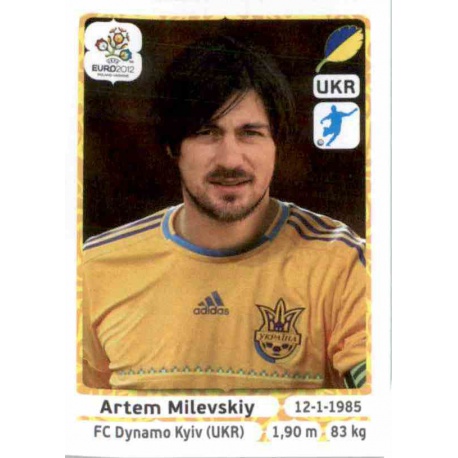 Artem Milevskiy Ukraine 421 Panini Uefa Euro 2012 Poland Ukraine