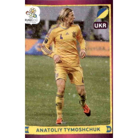 Anatoliy Tymoshchuk In Action Ukraine 424 Panini Uefa Euro 2012 Poland Ukraine