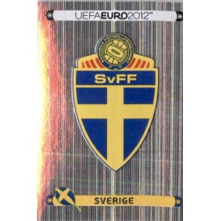 Escudo Sweden 427 Panini Uefa Euro 2012 Poland Ukraine