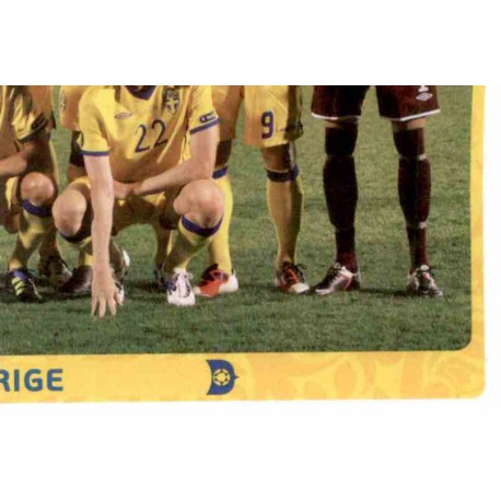 Team Photo 4 Sweden 431 Panini Uefa Euro 2012 Poland Ukraine