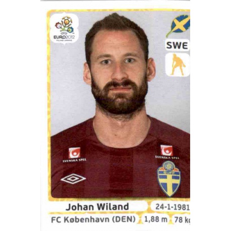 Johan Wiland Sweden 433 Panini Uefa Euro 2012 Poland Ukraine
