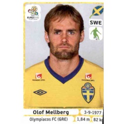 Olof Mellberg Sweden 436 Panini Uefa Euro 2012 Poland Ukraine