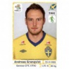 Andreas Granqvist Sweden 437 Panini Uefa Euro 2012 Poland Ukraine