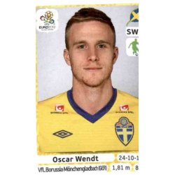 Oscar Wendt Sweden 439 Panini Uefa Euro 2012 Poland Ukraine