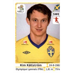 Kim Källström Sweden 442 Panini Uefa Euro 2012 Poland Ukraine
