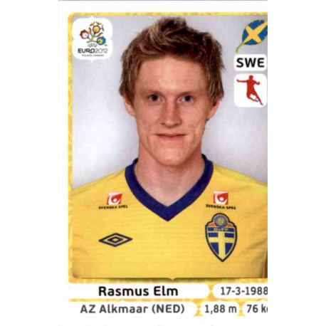 Rasmus Elm Sweden 443 Panini Uefa Euro 2012 Poland Ukraine