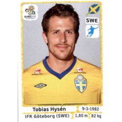 Tobias Hysen Sweden 448 Panini Uefa Euro 2012 Poland Ukraine