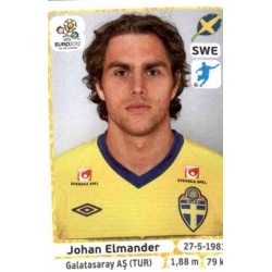 Johan Elmander Sweden 450 Panini Uefa Euro 2012 Poland Ukraine