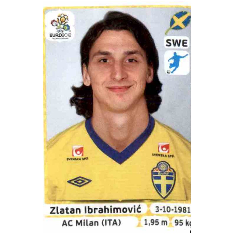 Panini 406 Zlatan Ibrahimovic Schweden UEFA Euro 2008 Austria Switzerland 