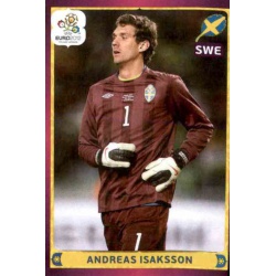 Andreas Isaksson In Action Sweden 452 Panini Uefa Euro 2012 Poland Ukraine