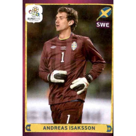 Andreas Isaksson In Action Sweden 452 Panini Uefa Euro 2012 Poland Ukraine