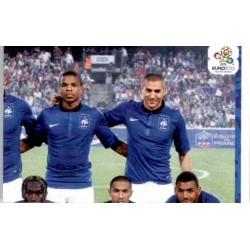 Team Photo 2 France 458 Panini Uefa Euro 2012 Poland Ukraine
